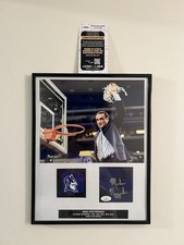 MIKE KRZYZEWSKI AUTOGRAPHED PHOTO DUKE BLUE DEVILS 11X14 COACH K BASKETBALL JSA