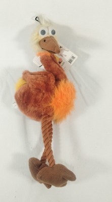 ASPCA Plush Pals Pet Toy Brown Ostrich Squeak 14'' Tag