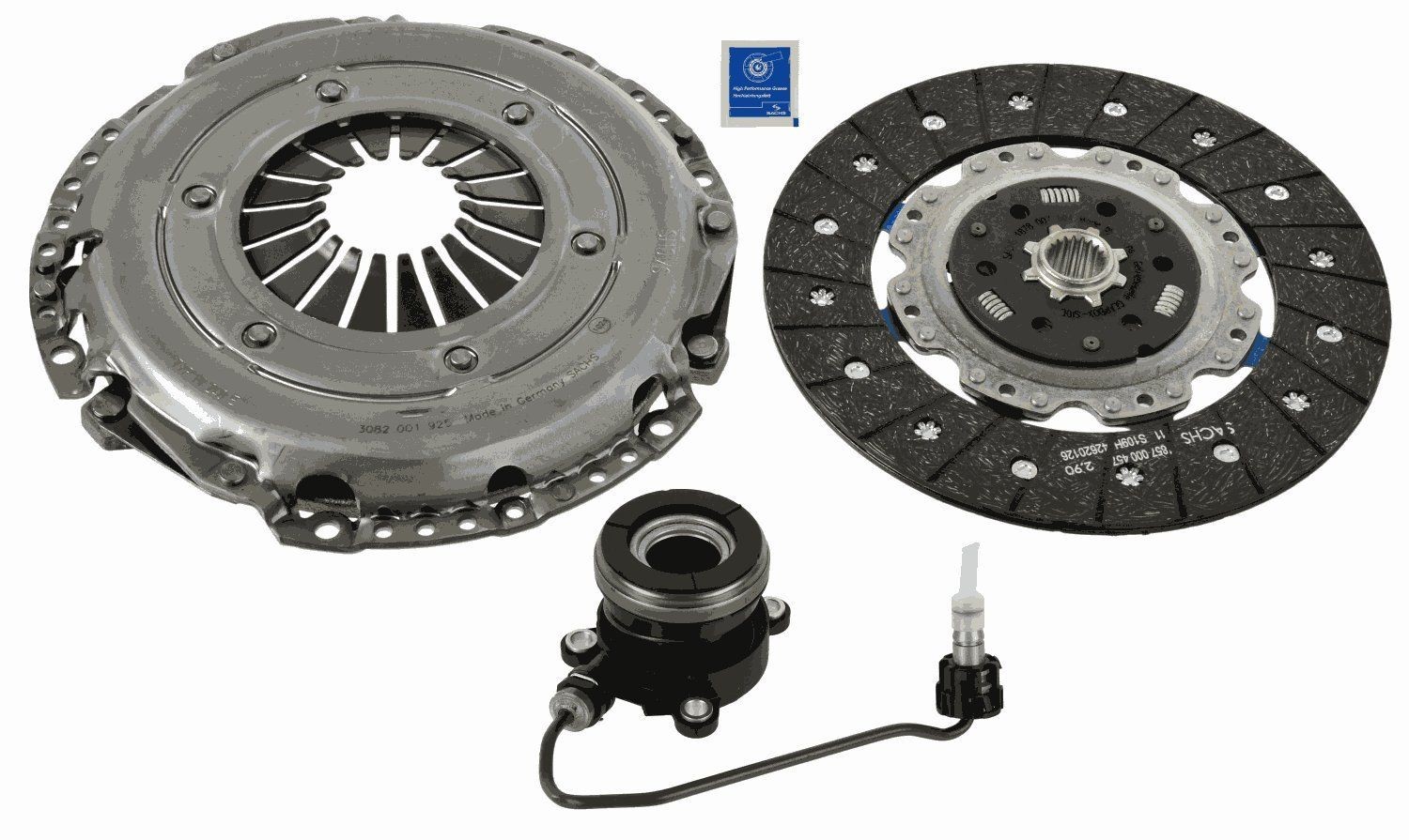 SACHS Clutch Kit 3000 990 282 For OPEL ASTRA H GTC A04 2005 to 2010