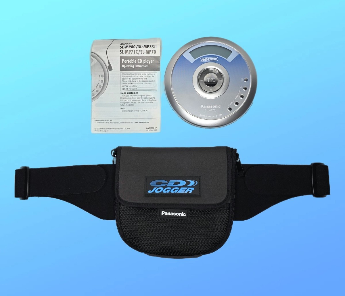 PANASONIC SL-MP73J Portable CD PLAYER Jogger **Please Read