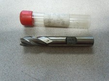3/8" x 3/4" x 2-1/2" HSS 4 Flute Single End-Square Center Cut End Mill