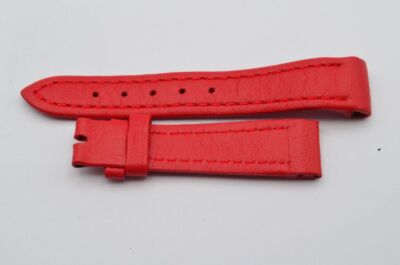 Jacob & Co Calf Leather Bracelet 16Mm 16-15 Vintage Rare Red For Buckle
