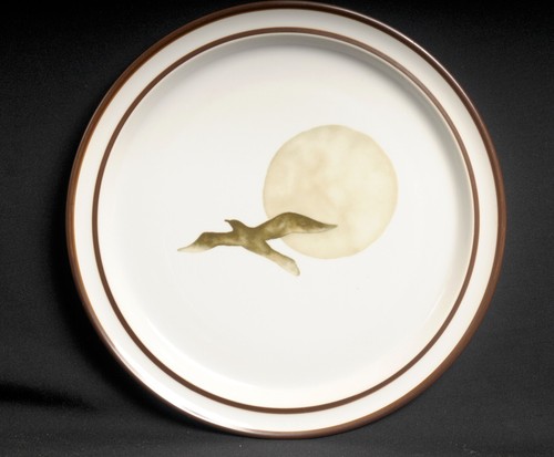 Noritake Stoneware Moon Flight Dinner Plate B971 10-5/8 Inch Primastone Japan - Picture 1 of 3