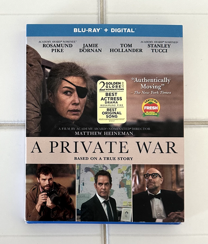 A Private War (Blu-ray, 2018) - Brand New w/ Slipcover