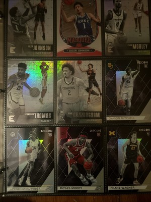 21/22 Chronicles Draft Pick 18 Card Lot Cunningham, Mobley, Green, Wagner