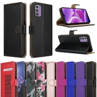 For Nokia G42 5G Case, Slim Leather Wallet Flip Shockproof Stand Phone Cover