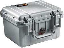Pelican 1300NF Case without Foam Silver 
