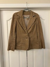 Vintage 90s Y2K Corduroy Blazer Jacket Brown Retro Pockets, Size Small