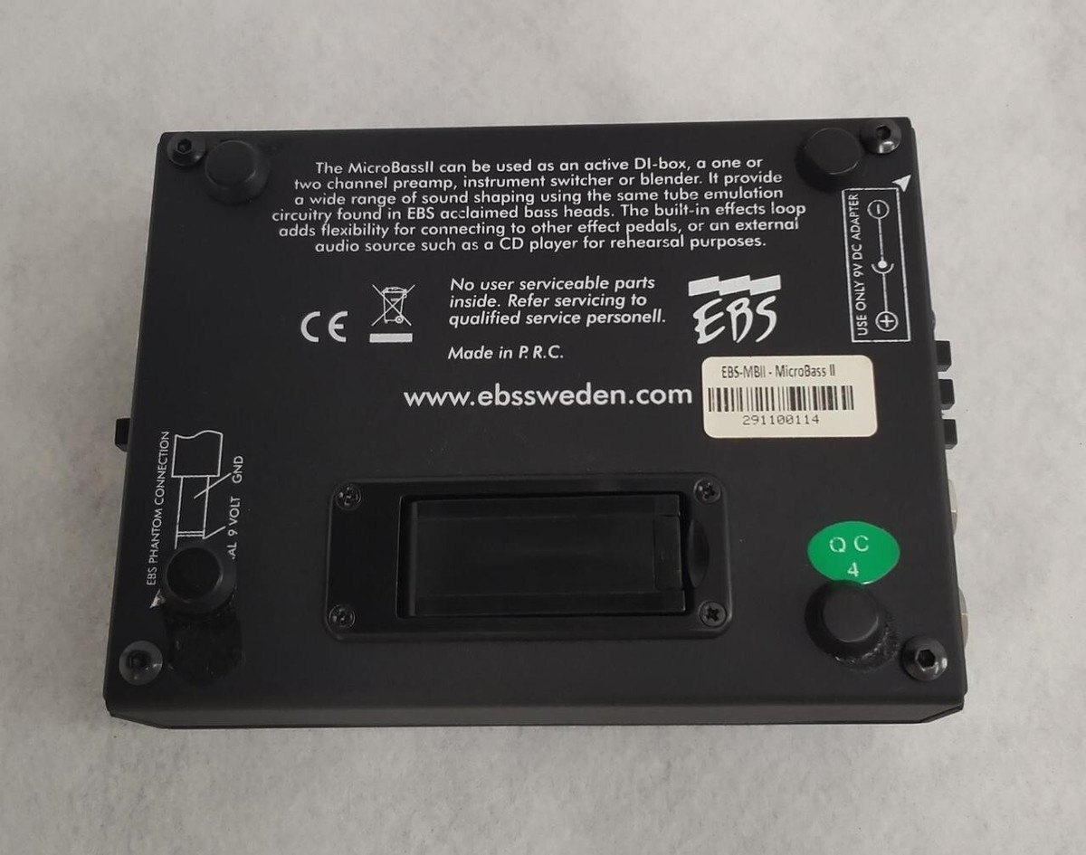 Micro Bass2 エフェクター A/Bスイッチ付き 旧モデルになった今こそ買い時やー【EBS MicroBASSⅡ】を今さら