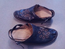 Naturalizer Size 9M Womens Black Leather Slingback Shoes Mules