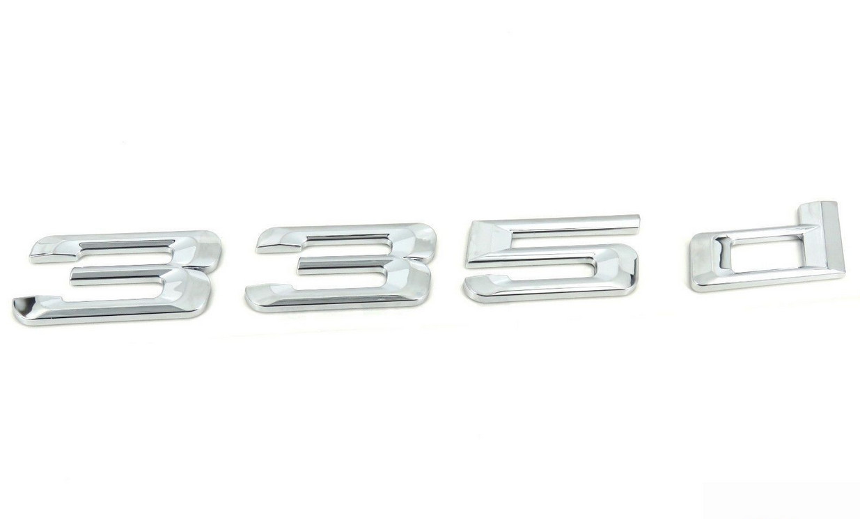 Emblème de couvercle de coffre BMW 3 F34 335D, logo, signe 51147351956 d'origine