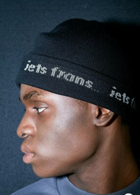 Urban Outfitters iets Black Reflective Logo OSFM - Main Image