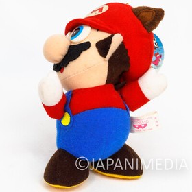 Retro Super Mario Racoon Mario Plush Doll Banpresto Nintendo Famicom SNES