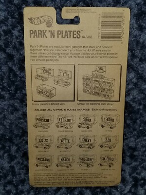 ののん  Hot Wheels Park 'N Plates T-Bird on card 1988 | eBay