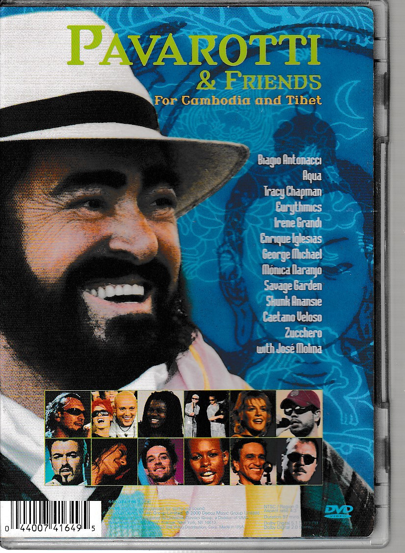 Pavarotti 2in1 (DVD) Cambodia and Tibet / My Heart's Delight All