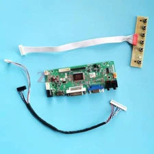 For HSD100IFW2-B00 1024x600 LVDS 30 Pin HDMI+DVI+VGA Screen Controller Board Kit