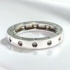 Coin Pois Moi Ring 18k White Gold Designer Roberto