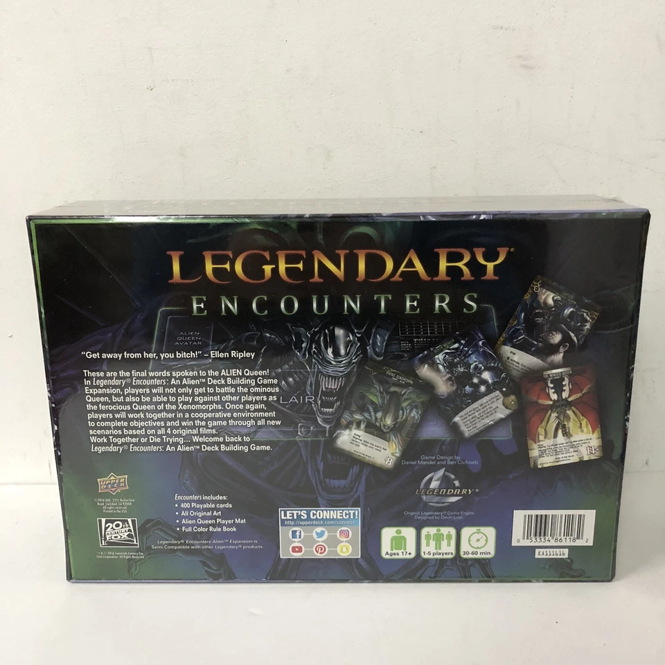 Upper Deck Legendary Encounters: an Alien Expansion Game - Image 2 of 2