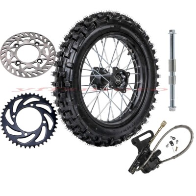 90/100-14'' Back Wheel Tire Rim Brake Assembly for Apollo YZ CR RM KLX CRF 160cc