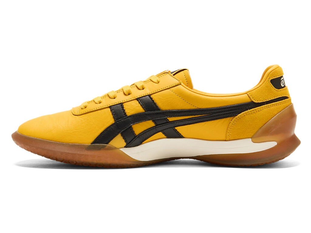 靴 Onitsuka Tiger Mexico66 OHBORI A50 Onitsuka Tiger OHBORI A50 1183C403 750 YELLOW BLACK Unisex Shoes