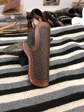 Colt 1911 Holster Hand Tooled Cowboy Action Wild Bunch