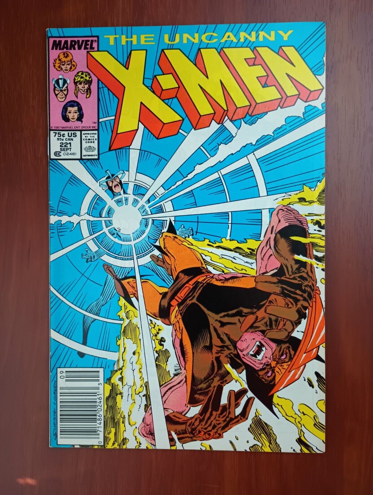 Uncanny X-Men #221 1st Appearance Mr. Sinister Marvel 1987 KEY Newstand