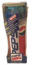 Vtg. Munchkin 1994 Pepsi Baby Nurser Bottle Silicone Nipple  10 Glad Bags Rare 