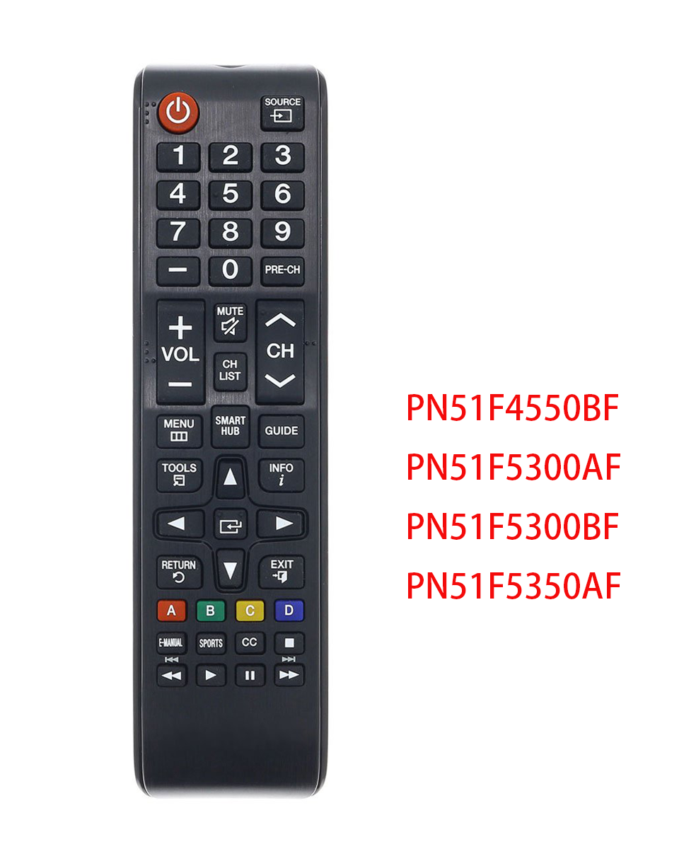 Samsung TV Replace Remote for PN51F4550BF PN51F5300AF PN51F5300BF PN51F5350AF