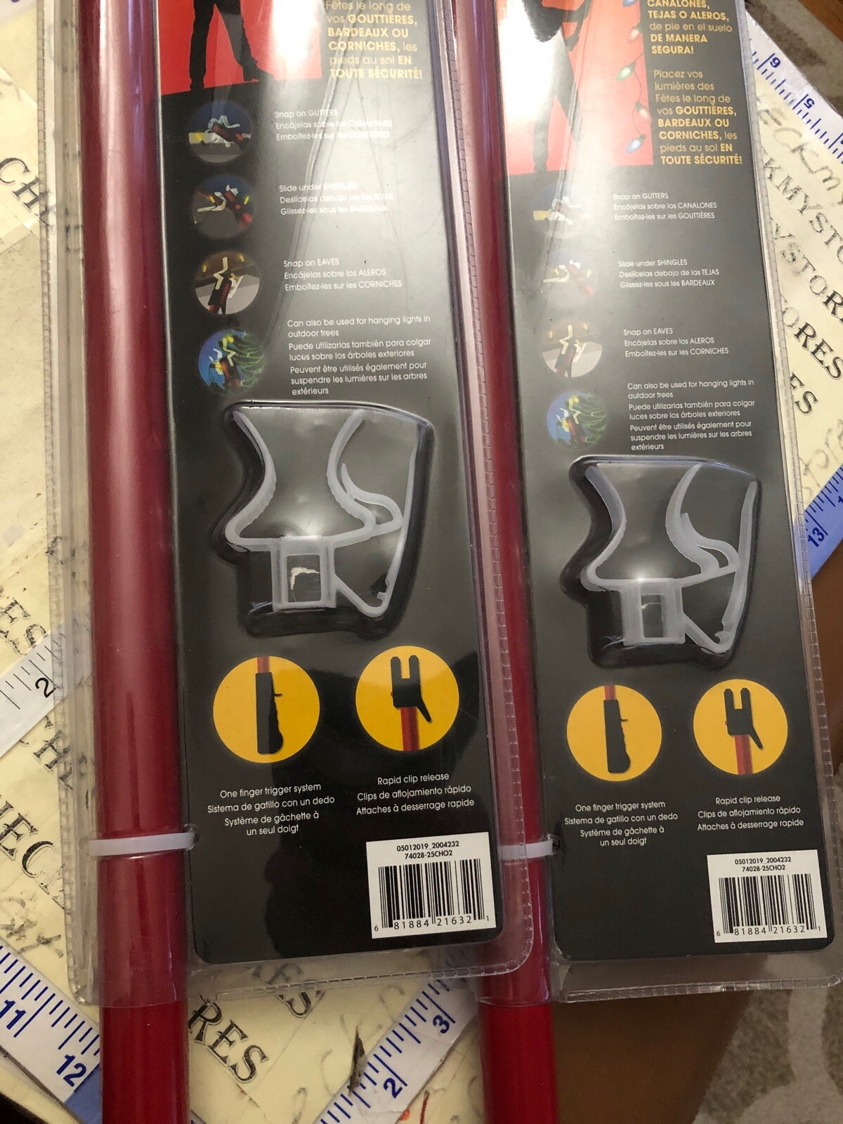 2X NEW Dyno 7402825C NoLadder Pro Christmas Light Hanging Kit w/25 Gutter Clip eBay