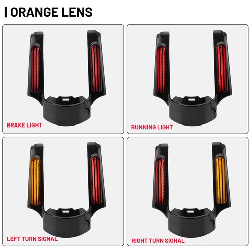 Rear Fender Fascia Light Kit w/ Turn Signals For 2014-2024 Harley Road Glide - Bild 8 von 14