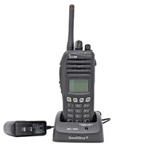 ICOM IC-F4161TS, UHF, 512 CH, Charger, Battery, Programming USB Cable