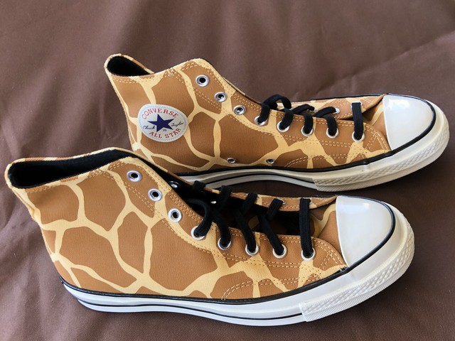 CONVERSE All Star High Tops Giraffe Print Sz 9.5 Men/11 Women NEW in Box | eBay