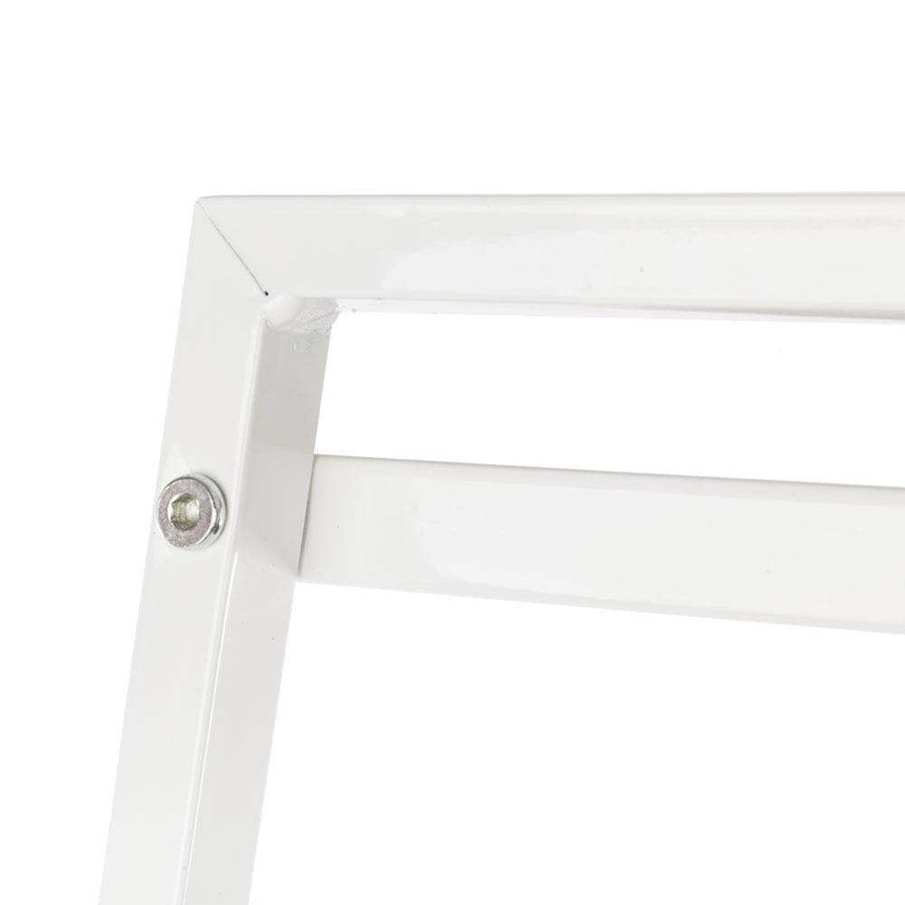 4 Tier Leaning Ladder Shelf Shelving Bookshelf Storage Organizer