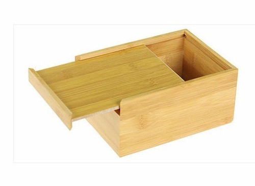 Natural bamboo tissue box holder container bamboo storage choice home, car handy - Picture 4 of 5