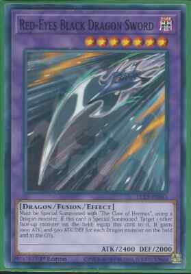 Yugioh - Red-Eyes Black Dragon Sword - 1st Edition Card | eBay