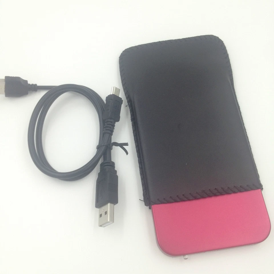 New 160GB 160GB External Portable 2.5" USB 2.0 Hard Drive HDD POCKET SIZE Pink - Image 2 of 4