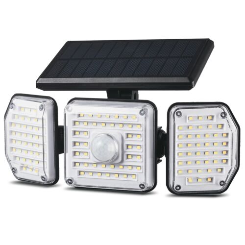 Lámpara LED solar con sensor de movimiento del atardecer al amanecer 3 modos IP65 ángulo ajustable sede - Imagen 1 de 10