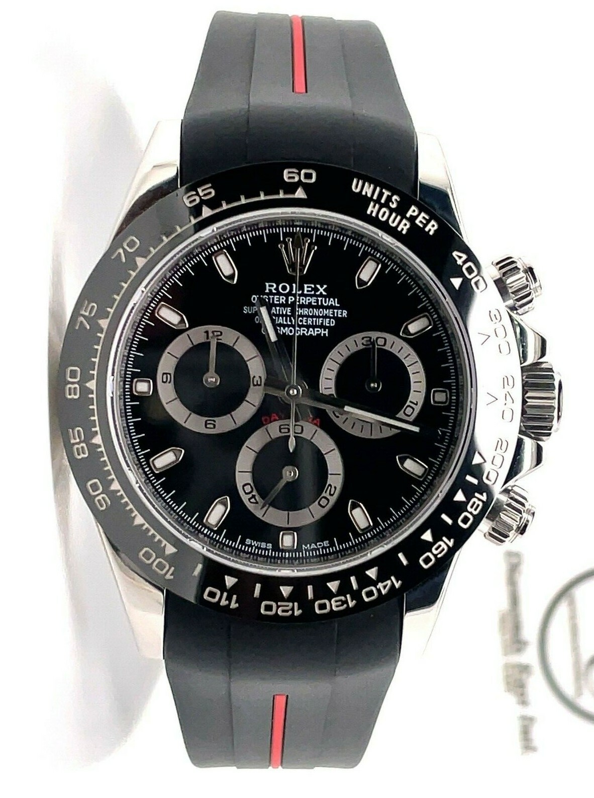 Rolex Daytona 116500Ln Oyster Black Ceramic Bezel Rubber B & Oyster Band  B/Ppr | Ebay