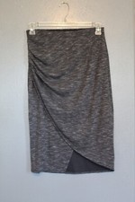 NWT Maeve Anthropologie Space Dye Jersey Knit Ruched Pull On Pencil Skirt Small