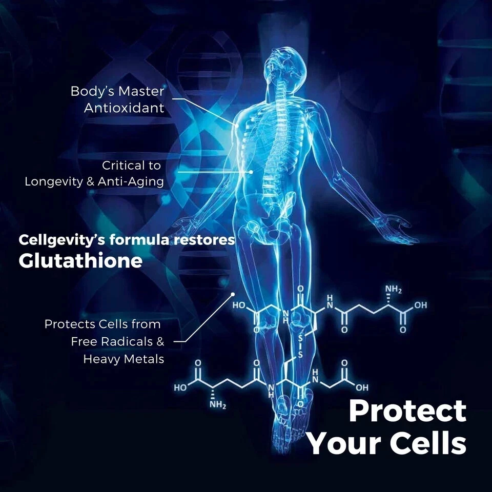 Tecnología avanzada de riboceína CellGevity promueve el glutatión 30 cápsulas Foto 4 de 4