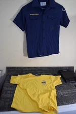 Boy Scouts of America Shirt Youth Medium Cub Scouts Official Uniform + Bonus