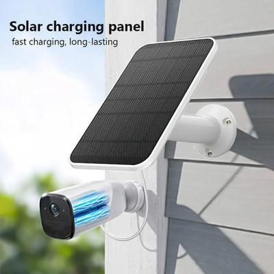Solarpanel für CCTV-Überwachungskamera Typ-C Anschluss Ladegerät Outdoor 10W5V