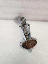 Vintage 1936 Ford V8 Hood Ornament Emblem Oem Chrome Badge Hot Rod Trog Hamb