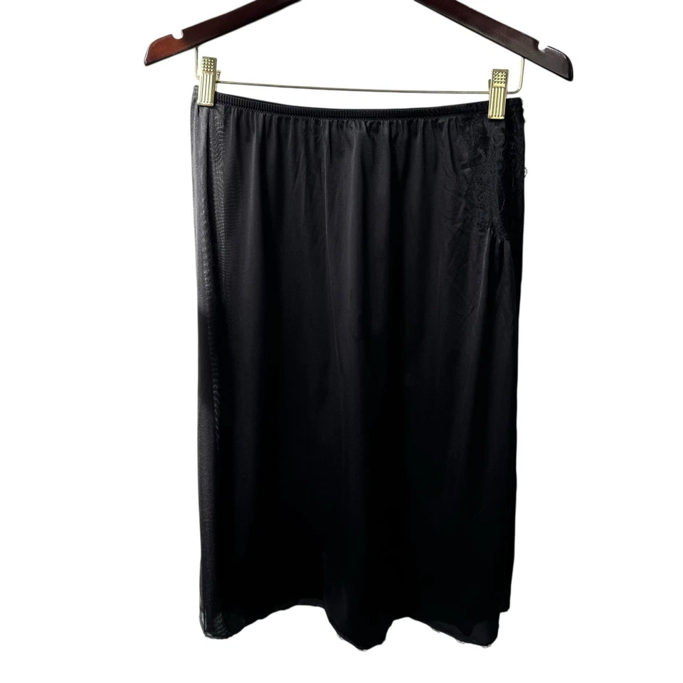 De Colección Vanity Fair Medio Deslizamiento 100% Nylon Antron III Medio Negro Foto 2 de 4