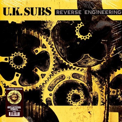 UK Subs - Reverse Engineering Yellow Black Splatter Vinyl  (2024 - Original)