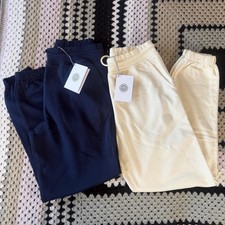 Brass Monkey Unisex Joggers 2 Pairs Size XS Colour blue Navy And White Off