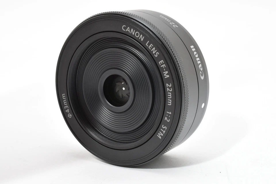 Canon EF-M 22mm f/2 STM Wide Angle Lens Black From JAPAN - Image 2 of 4