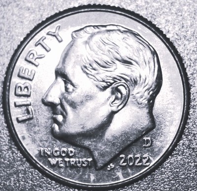 US 2022 D ROOSEVELT DIME Circulated Ungraded Denver Mint