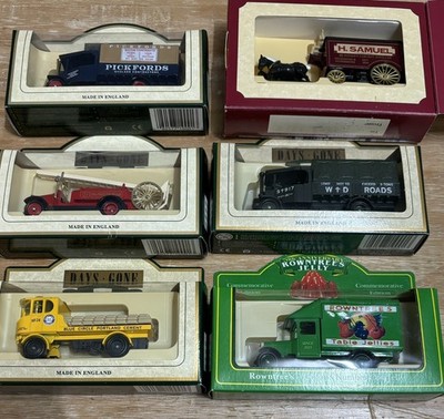 Lledo Days Gone - Dennis Hull Fire Engine/Foden Steam Wagon/Pickfords/Rowntrees
