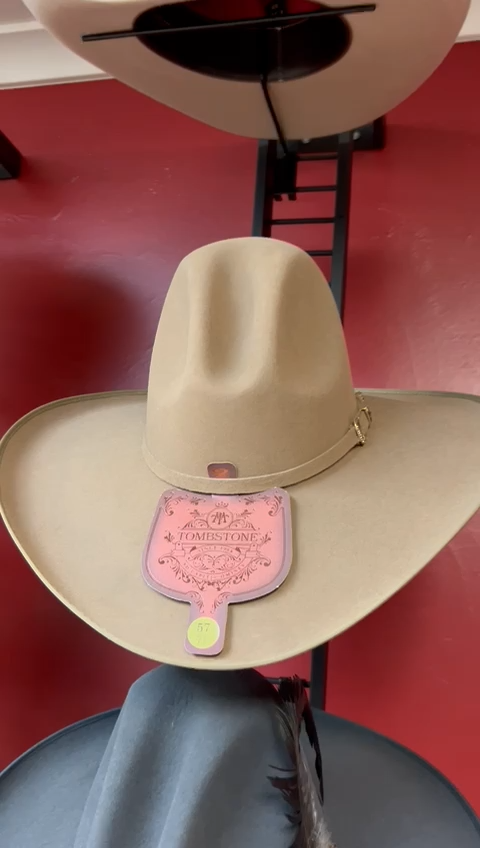 Tombstone 20X Western Cowboy Fur Felt Hat Shea Brennan Gus Cassidy